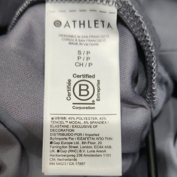 Athleta Seasoft Pant, Coastline Blue, Size S Petite, S533653 - Picture 7 of 10